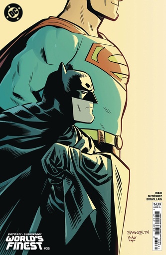 [NOV243182] Batman/Superman: Worlds Finest #35 (Cover C Chris Samnee Card Stock Variant)