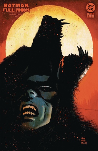 [NOV243176] Batman: Full Moon #4 of 4 (Cover B Francesco Francavilla Card Stock Variant)