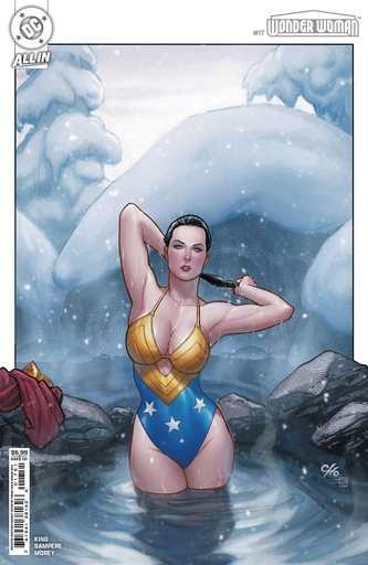 [NOV243079] Wonder Woman #17 (Cover D Frank Cho Sweater Weather Card Stock Variant)