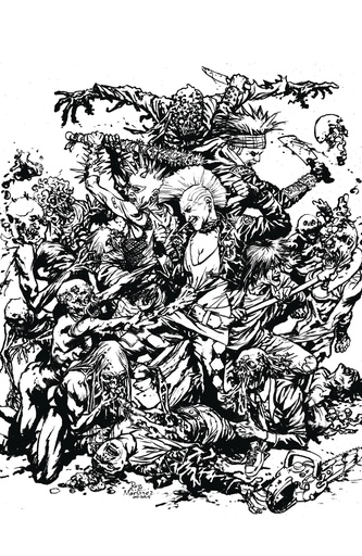 [NOV241219] Return of the Living Dead #1 (Cover E Roy Alan Martinez B&W Limited Variant)