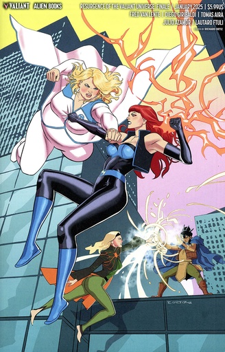 [NOV241168] Resurgence of the Valiant Universe: Finale #1 (Cover F Richard Ortiz Virgin Variant)