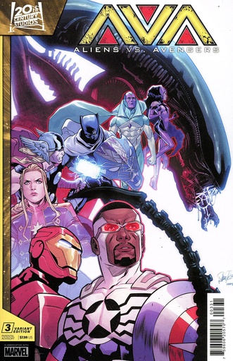 [NOV240792] Aliens vs. Avengers #3 of 4 (Elena Casagrande Variant)