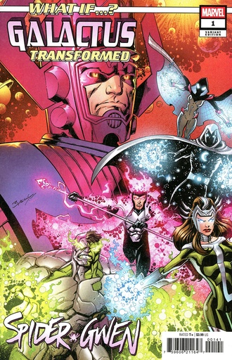 [NOV240627] What If...? Galactus Transformed Spider-Gwen #1 (Mark Bagley Variant)
