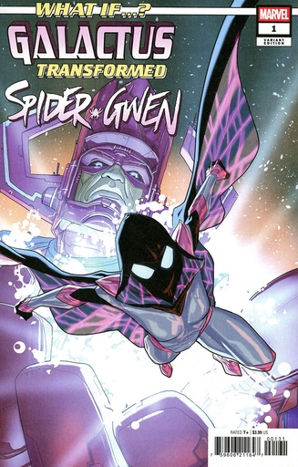 [NOV240626] What If...? Galactus Transformed Spider-Gwen #1 (Pete Woods Variant)