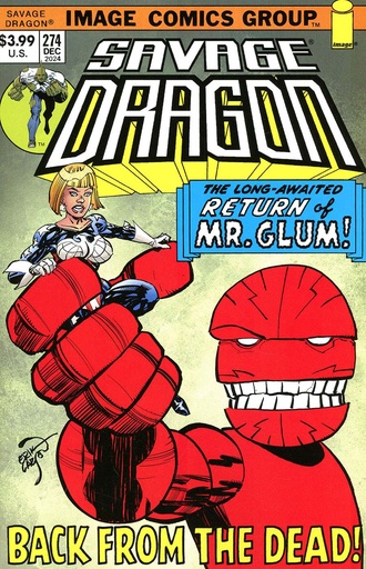 [NOV240510] Savage Dragon #274 (Cover B Erik Larsen 70s Trade Dress Variant)