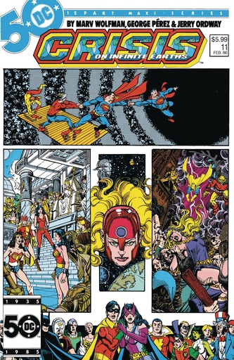 [DEC243134] Crisis On Infinite Earths #11 (Facsimile Edition Cover B Foil Variant)