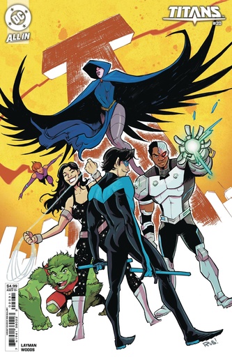 [DEC243071] Titans #20 (Cover C Rob Guillory Card Stock Variant)