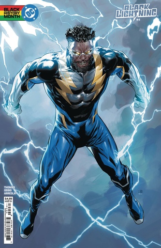 [DEC243021] Black Lightning #4 (Cover C Ryan Benjamin Black History Month Card Stock Variant)