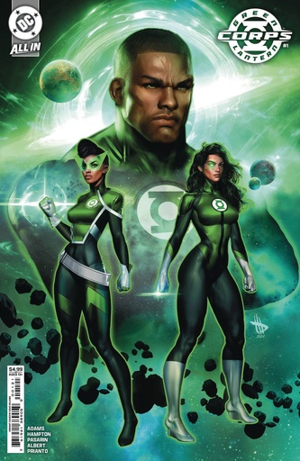 [DEC243003] Green Lantern Corps #1 (Cover B Dave Wilkins Card Stock Variant)