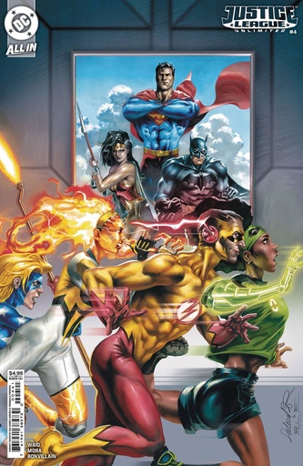 [DEC242949] Justice League Unlimited #4 (Cover D Salvador Larroca Card Stock Variant)