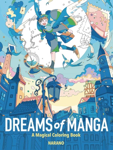 [DEC242044] Dreams of Manga: A Magical Coloring Book