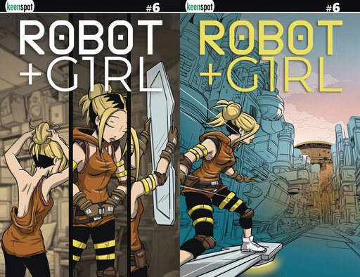 [DEC241657] Robot + Girl #6 (Cover C Mike White Holofoil Flip Variant)