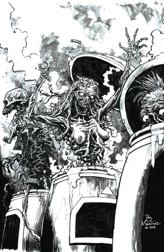 [DEC241242] Return of the Living Dead #2 (Cover E Roy Alan Martinez B&W Limited Variant)