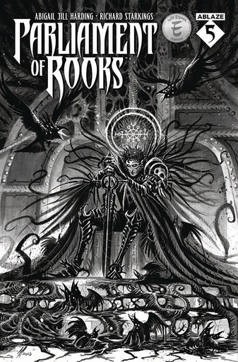 [DEC240918] Parliament of Rooks #5 (Cover B Abigail Jill Harding B&W Variant)