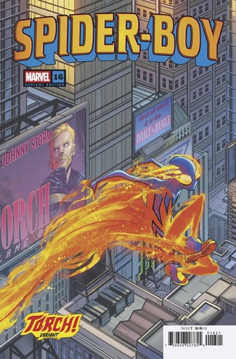[DEC240781] Spider-Boy #16 (David Baldeon Torch Variant)