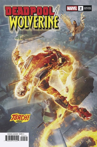 [DEC240682] Deadpool/Wolverine #2 (Bjorn Barends Torch Variant)
