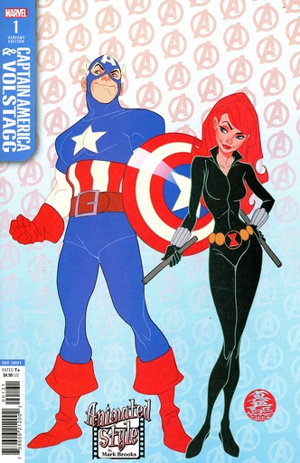 [DEC240664] Captain America & Volstagg #1 (Mark Brooks Animated Variant)