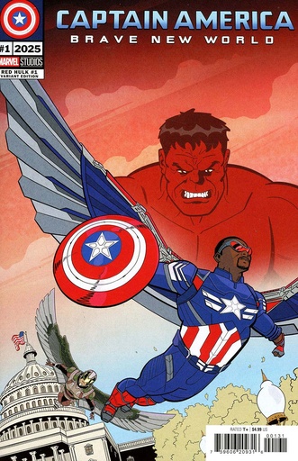[DEC240632] Red Hulk #1 (Jacob Edgar Marvel Studios Variant)