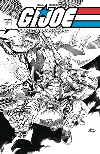 [DEC240495] GI Joe: A Real American Hero #314 (Cover B Andy Kubert B&W Variant)