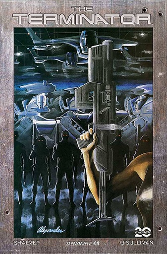 [OCT248052] The Terminator #4 (Cover P Alex Ross Burning Earth Icon Variant)