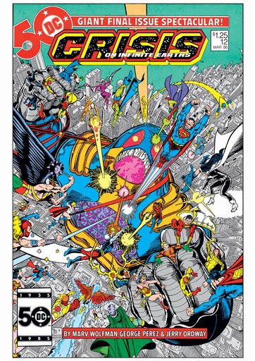 [JAN253228] Crisis On Infinite Earths #12 (Facsimile Edition Cover B George Perez Foil Variant)