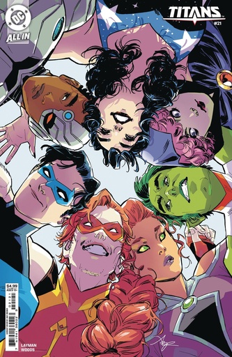 [JAN253185] Titans #21 (Cover C Amy Reeder Card Stock Variant)