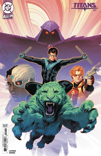 [JAN253184] Titans #21 (Cover B Ariel Olivetti Card Stock Variant)