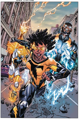 [JAN253178] Black Lightning #5 (Cover B Tom Raney Card Stock Variant)