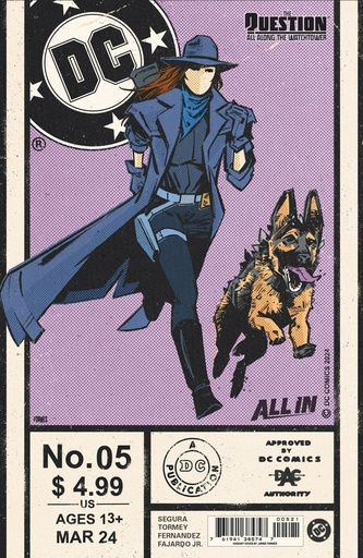 [JAN253166] The Question: All Along the Watchtower #5 of 6 (Cover B Jorge Fornes Card Stock Variant)