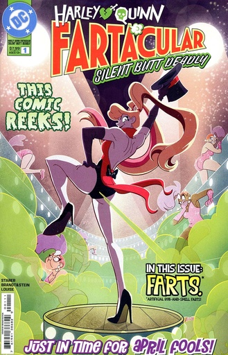 [JAN253145] Harley Quinn Fartacular: Silent Butt Deadly #1 (Cover A Ted Brandt & Ro Stein)