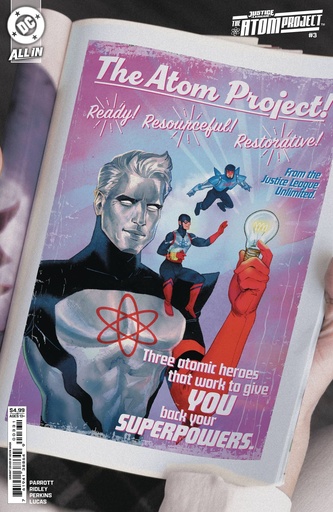[JAN253095] Justice League: The Atom Project #3 of 6 (Cover C Kevin Wada Card Stock Variant)