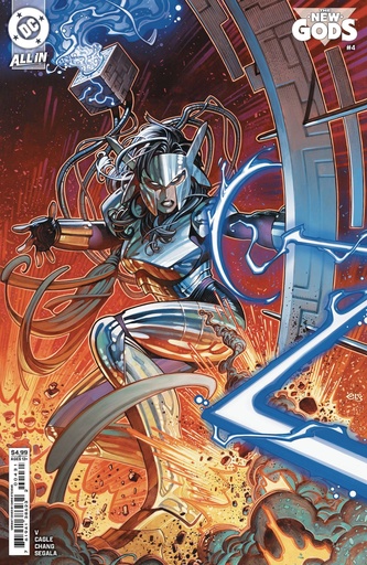 [JAN253091] New Gods #4 of 12 (Cover C Chris Stevens Card Stock Variant)