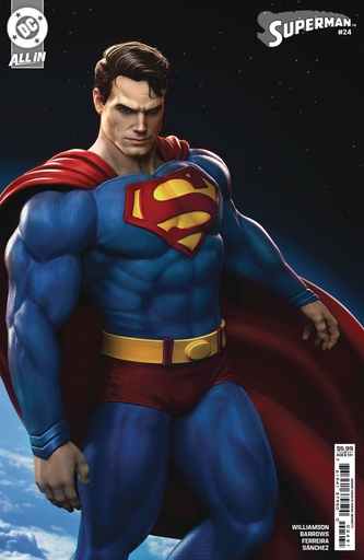 [JAN253064] Superman #24 (Cover D Raphael Grassetti Card Stock Variant)