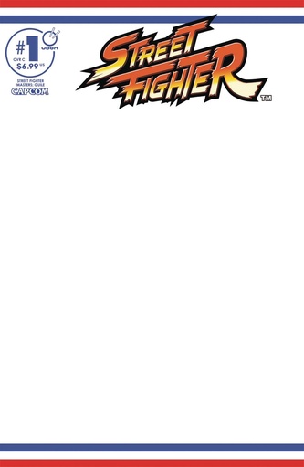 [JAN252003] Street Fighter Masters: Guile #1 (Cover C Blank Sketch Variant)