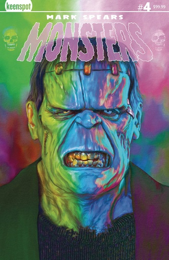 [JAN251753] Mark Spears Monsters #4 (Cover G Metal Variant)