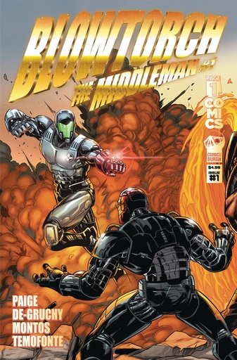 [JAN251580] Blowtorch: The Middleman #1 of 2 (Cover D Dody Eka, Jesse Hansen & Iwan Joko)