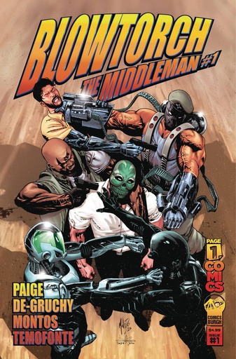 [JAN251577] Blowtorch: The Middleman #1 of 2 (Cover A Montos & Iwan Joko)