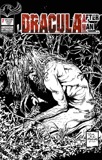 [JAN251360] Dracula: After Man #1 (Cover D Roy Allan Martinez B&W Limited Virgin Variant)