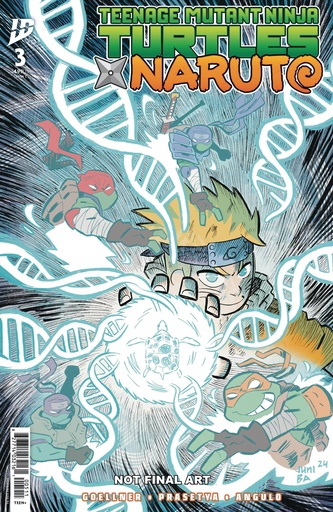 [JAN251253] Teenage Mutant Ninja Turtles x Naruto #3 (Cover C Juni Ba)