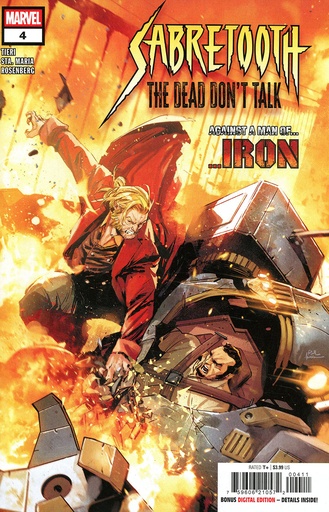 [JAN250917] Sabretooth: The Dead Don't Talk #4 of 5