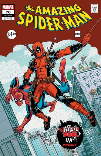 [JAN250851] Amazing Spider-Man #70 (Brent Schoonover April Pools Day Variant)