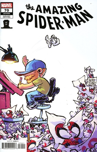 [JAN250848] Amazing Spider-Man #70 (Skottie Young 8 Deaths of Spider-Man Variant)