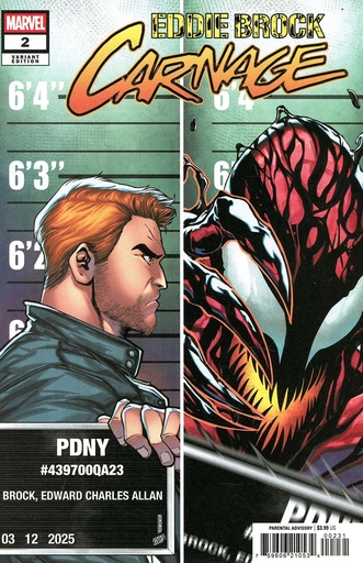 [JAN250767] Eddie Brock: Carnage #2 (David Baldeon Variant)