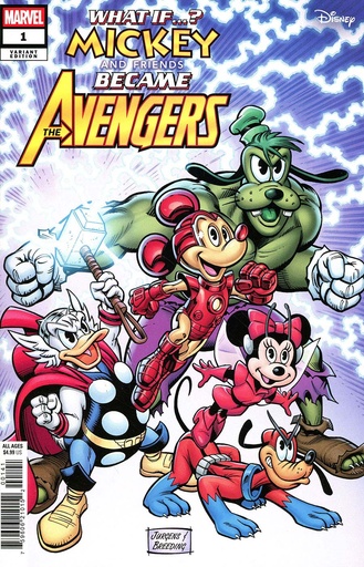 [JAN250746] Marvel & Disney: What If...? Mickey & Friends Became the Avengers #1 (Dan Jurgens Variant)