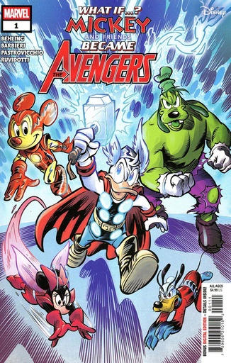 [JAN250744] Marvel & Disney: What If...? Mickey & Friends Became the Avengers #1