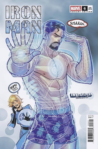 [JAN250704] Iron Man #6 (Elizabeth Torque Invisible Variant)