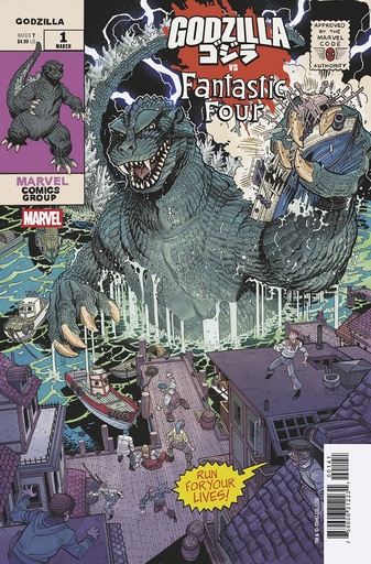 [JAN250654] Godzilla vs. Fantastic Four #1 (Nick Bradshaw Monster Homage Variant)