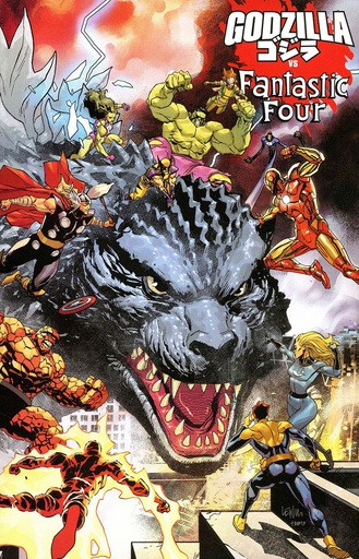 [JAN250653] Godzilla vs. Fantastic Four #1 (Leinil Francis Yu Wraparound Variant)