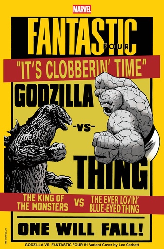 [JAN250652] Godzilla vs. Fantastic Four #1 (Lee Garbett Versus Variant)