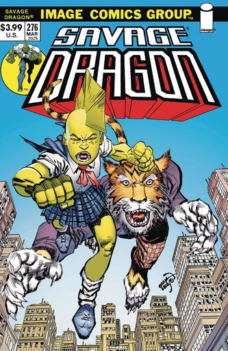[JAN250607] Savage Dragon #276 (Cover B Erik Larsen 70s Trade Dress Variant)